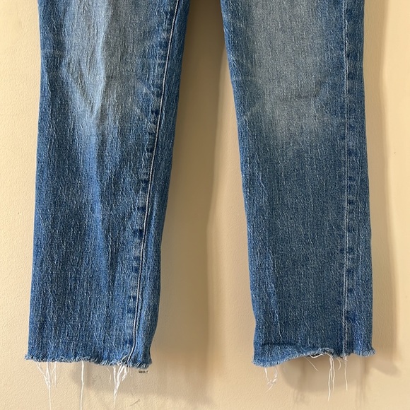 Madewell The Curvy Perfect Vintage Medium Wash Denim Jeans Size 28 Tall - Picture 3 of 12